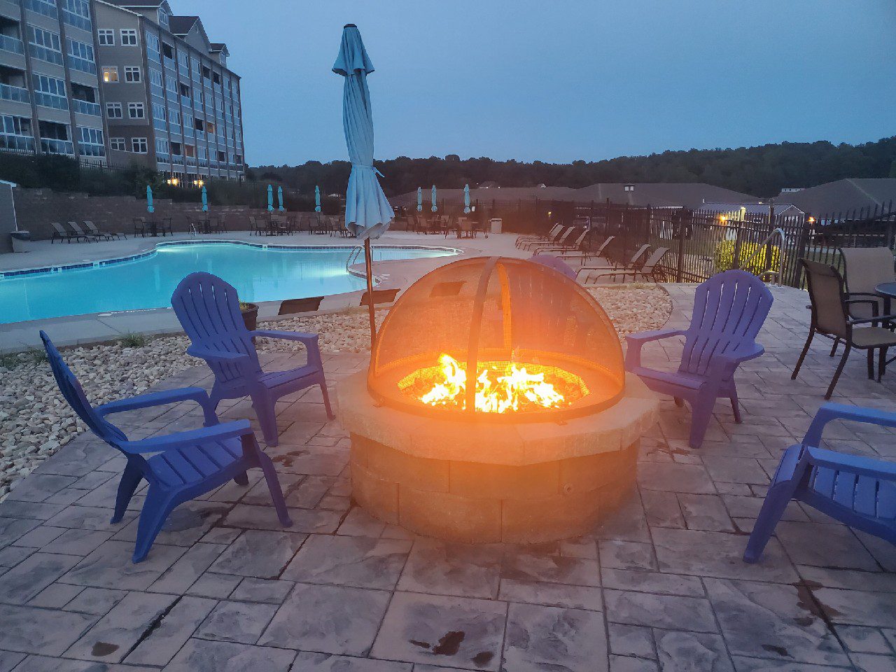 Fire Pit at The Pointe